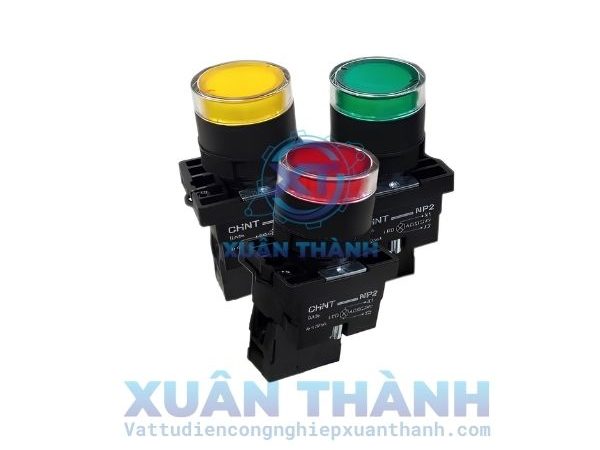 Nút nhấn có đèn CHINT NP2-EW3461 220V LED màu đỏ
