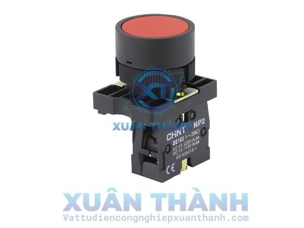 Nút nhấn nhả không đèn CHINT NP2-EA42 màu đỏ